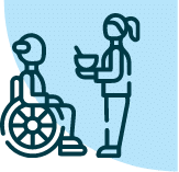 Palliative care support icon